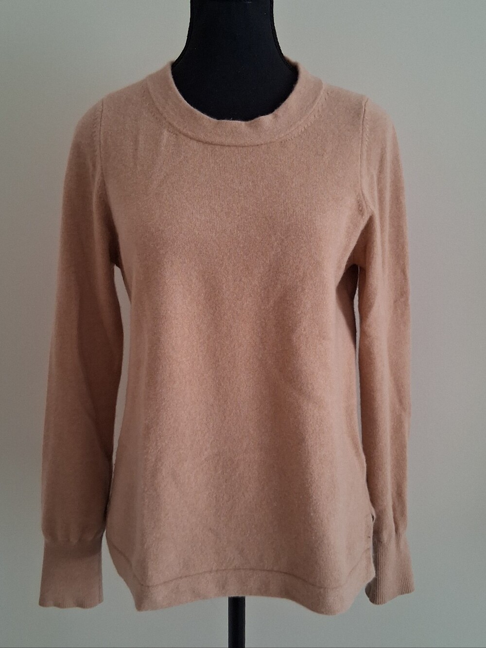 Ca Va De Soi " Degas " Merino Sweater Size SMALL VGUC Camel Tan Made In Canada